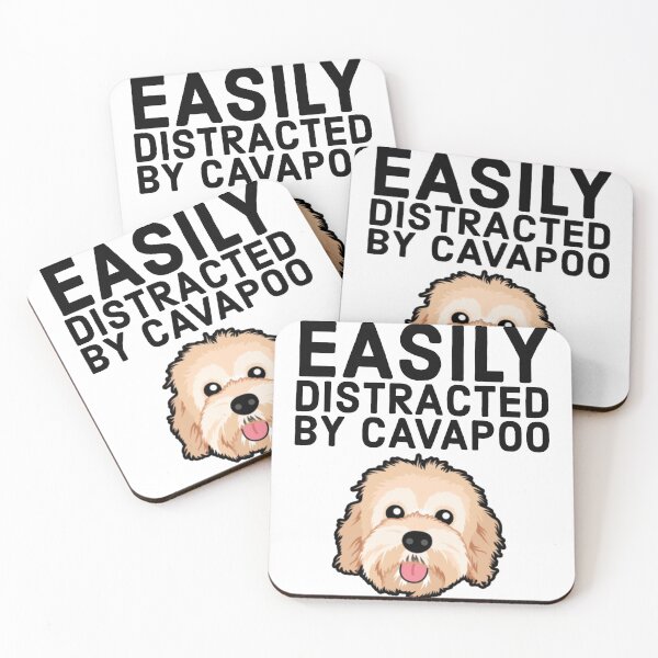 Item preview, EASILY DISTRACTED BY CAVAPOO designed and sold by MNSDesignHub.