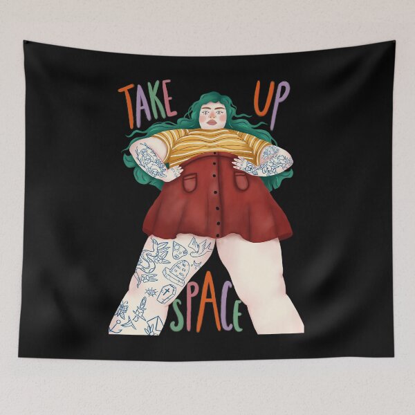 Item preview, Feminist 	 with Tattoos - Take Up Space 	 	 designed and sold by sbqrkueg99.