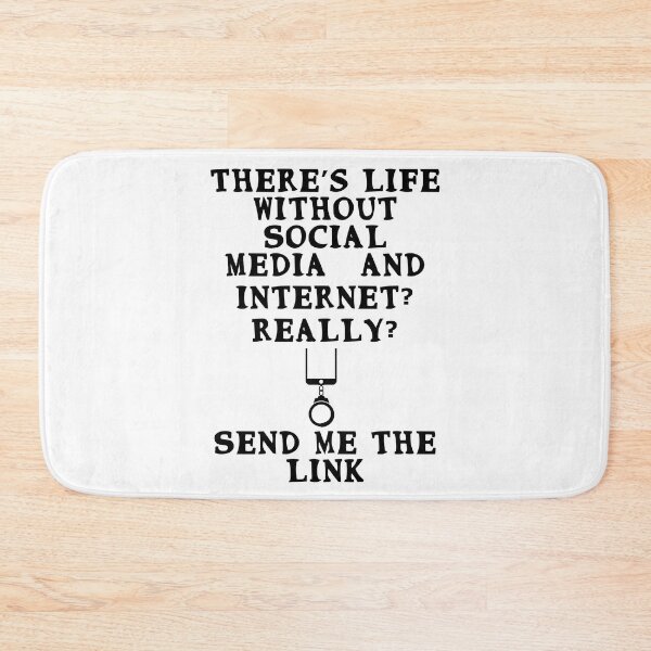 Item preview, There’s life without Social Media? Really? Send me the link designed and sold by Gevover.