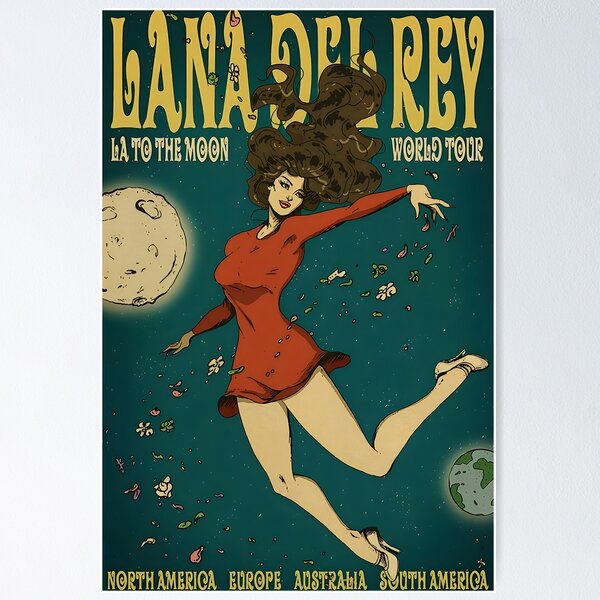 Lana Del Rey Tour Poster LDRP19 - Lana Del Rey Official Store