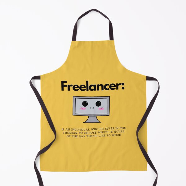 Item preview, Freelancer : a definition (Yellow) designed and sold by Bizzybeebolly.