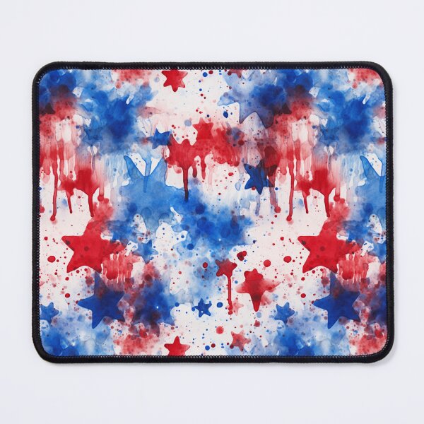 Item preview, Red White and Royal Blue Fabric designed and sold by 89BLACK.