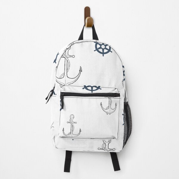Item preview, Minimal Rudder & Anchor Pattern designed and sold by AkulShop.