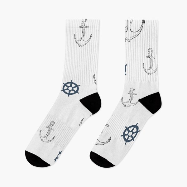 Item preview, Minimal Rudder & Anchor Pattern designed and sold by AkulShop.