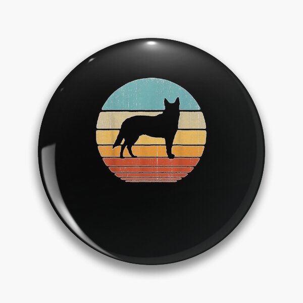 Artikelvorschau, Blue Heeler Australian Cattle Dog Retro Vintage 70S Sunset entworfen und verkauft von EberhardMa.
