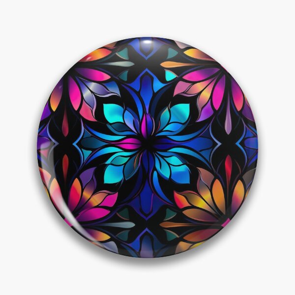 Item preview, Retro design reminiscent of colorful floral pop art motifs designed and sold by Pflugart.