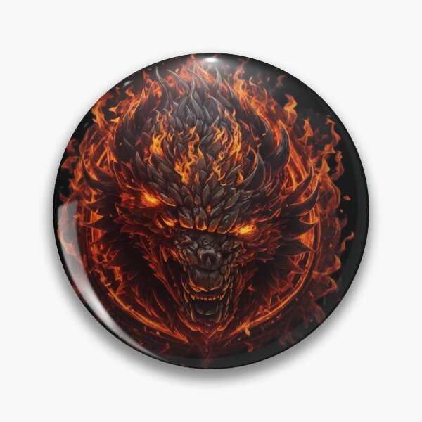 Item preview, Fire demon designed and sold by AiStoryTeller.