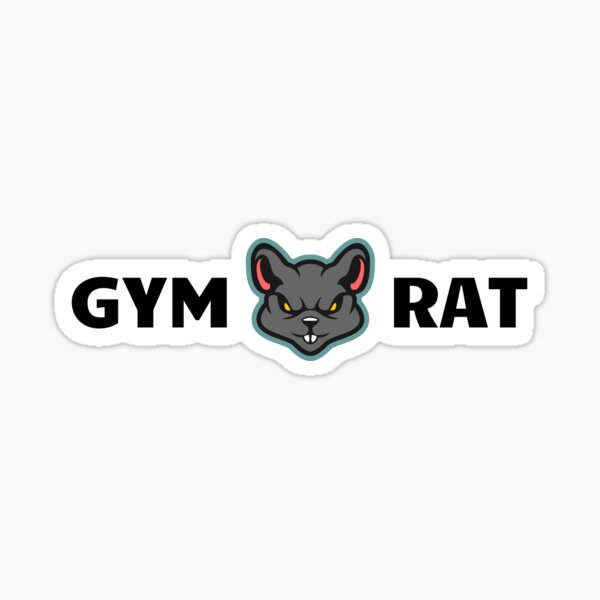 Gym Rats Sticker for Sale by Remigiusz Wiśniewski