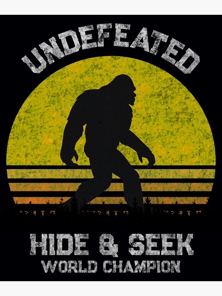 Bigfoot hide and seek world champion best sale