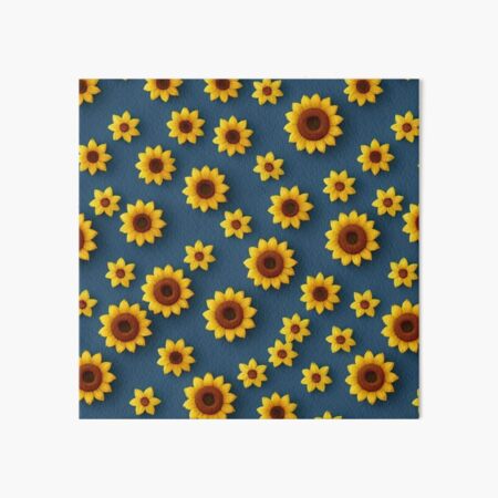 Ditsy Doodle Flowers In Yellow HTV