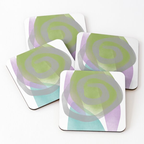 Item preview, Modern geometric colorful shapes designed and sold by neurostructure.