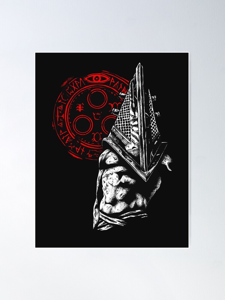 Pyramid Head (Red Pyramid Thing) Sticker for Sale by Design-By-Dan