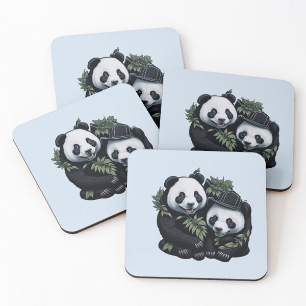 Item preview, Cute Panda couple designed and sold by Rosamose.