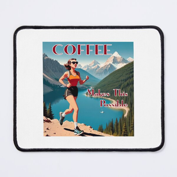 Item preview, Coffee Makes This Possible Running designed and sold by Esskay Designs.