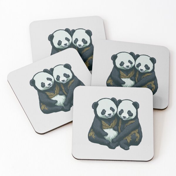 Item preview, Cute Panda couple designed and sold by Rosamose.