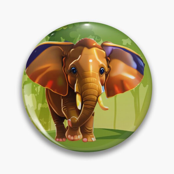 Item preview, Colorful elephant in the jungle on the aesthetic cover of the notebook. designed and sold by Aredbox.