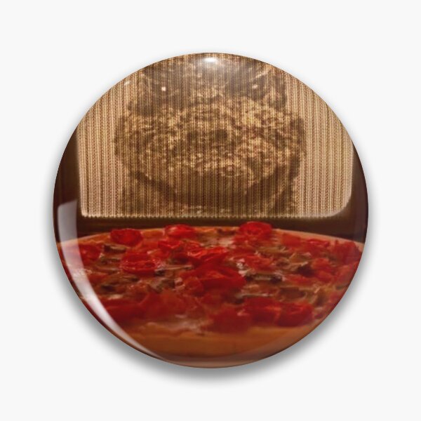 Item preview, Godzilla watching pizza designed and sold by toocheesy.