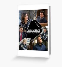 Law and Order: SVU Crack Poster Greeting Card