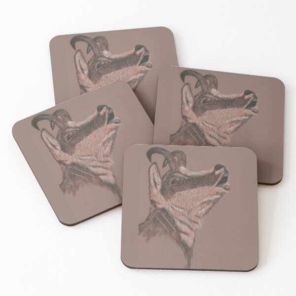 Item preview, Chamois looking towards the peaks designed and sold by itkacreations.