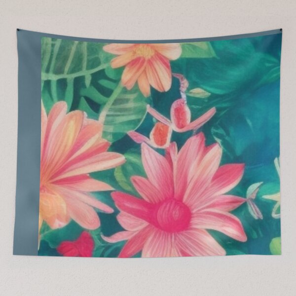 Item preview, Seamless flower patterns designed and sold by Rosamose.