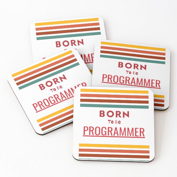 Item preview, Born To Be Programmer designed and sold by Quirky Dez.