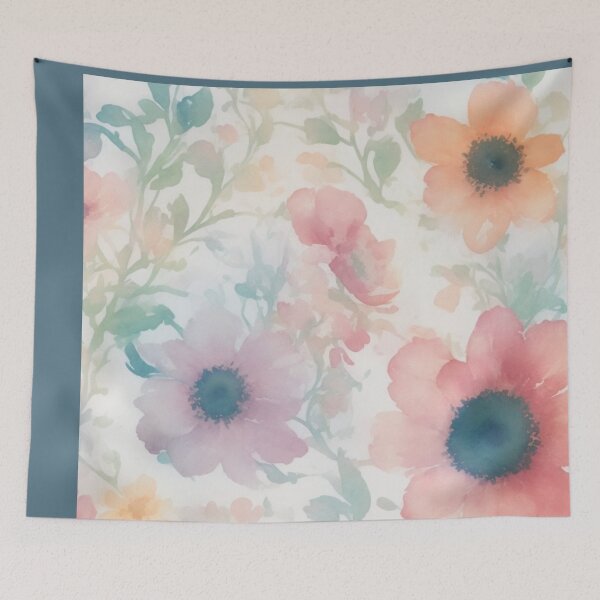 Item preview, Seamless flower patterns designed and sold by Rosamose.