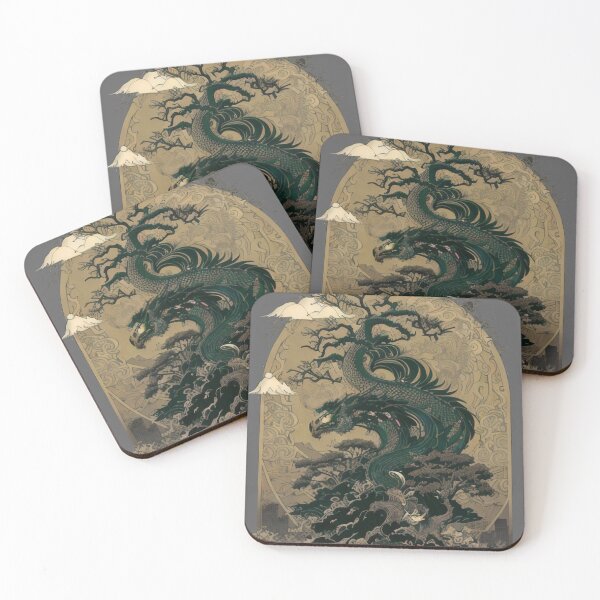 Item preview, Draconic Bonsai Tree - Dragon Mythology of Japan designed and sold by HideTheInsanity.