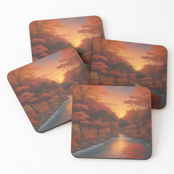 Item preview, autumn trees designed and sold by Rosamose.