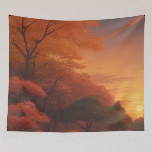 Item preview, autumn trees designed and sold by Rosamose.