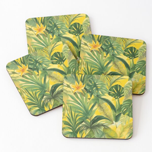 Item preview, Vintage Vibe Beautiful Tropical Big Leaf Pattern designed and sold by taiche.