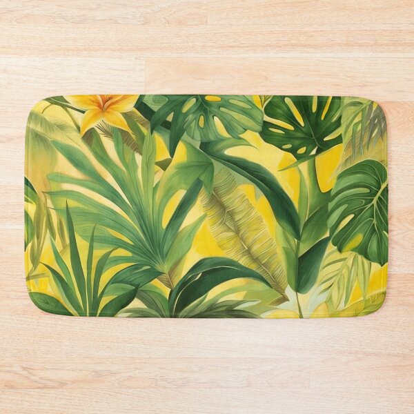 Item preview, Vintage Vibe Beautiful Tropical Big Leaf Pattern designed and sold by taiche.