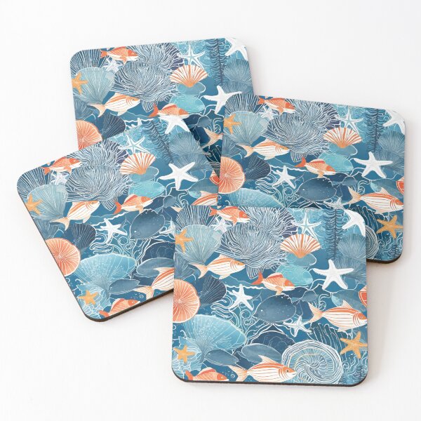 Item preview, Beneath the Sea's Delightful Canvas designed and sold by OurBarcode.