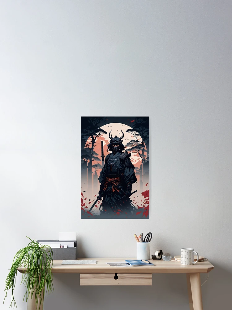 Thumbnail 2 of 3, Poster, Wandering Samurai designed and sold by ROKANDESIGNART.