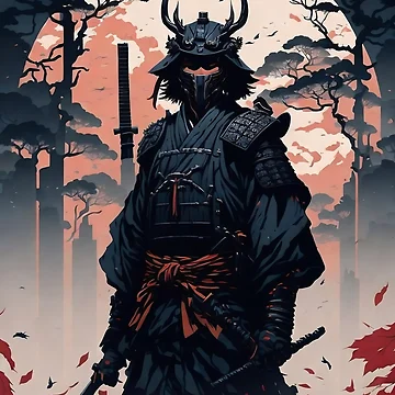 Artwork thumbnail, Wandering Samurai by ROKANDESIGNART