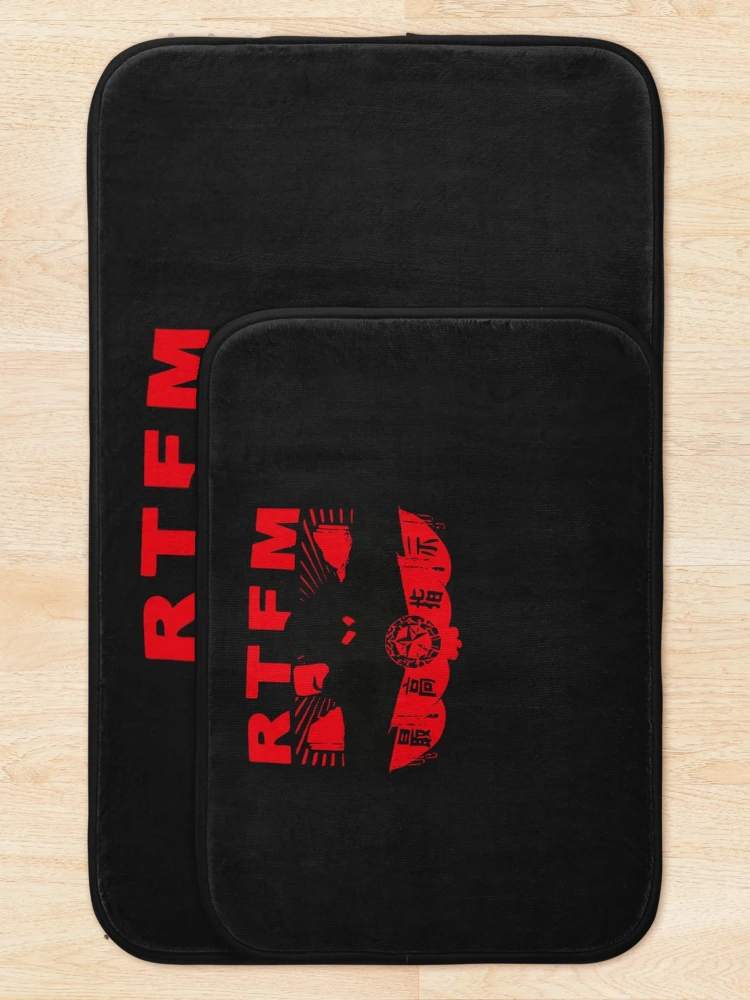 Thumbnail 5 of 6, Bath Mat, Mao RTFM designed and sold by EdisonFarrell.