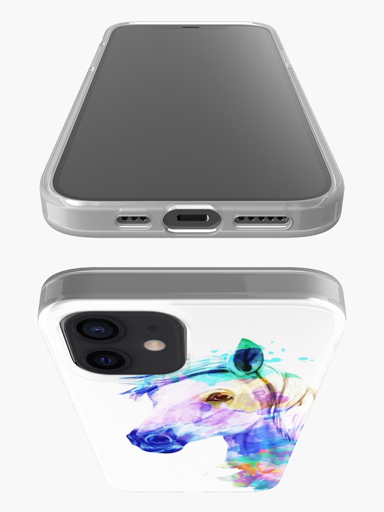 Alternate view of Horse Watercolor Painting, Watercolor Horse, Horse art, Horse Portrait iPhone Case & Cover