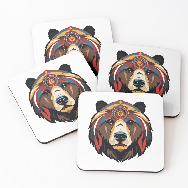 Item preview, Native American Day Tribute: Celebrating Culture: Bear designed and sold by captainpeter.