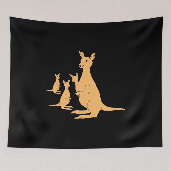 Item preview, Kangaroo Family Kangaroo Lover Australian wildlife kangaroo kids designed and sold by Artstastic.