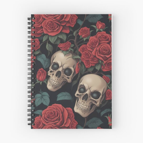 Item preview, Skulls and roses pattern.  designed and sold by twisted-dot.