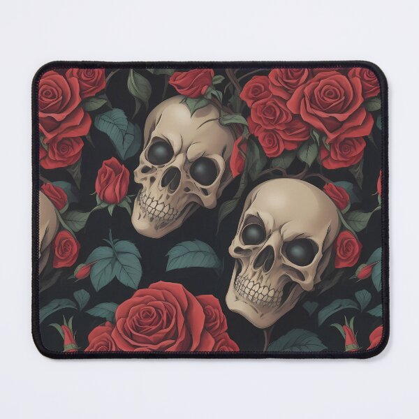 Item preview, Skulls and roses pattern.  designed and sold by twisted-dot.