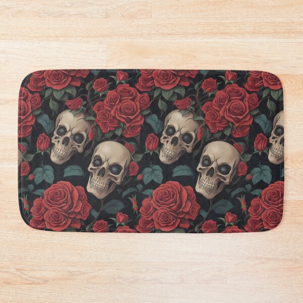 Item preview, Skulls and roses pattern.  designed and sold by twisted-dot.