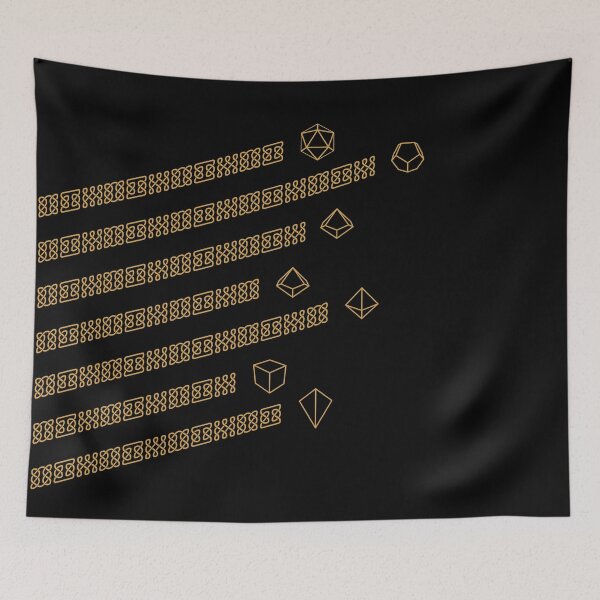 Item preview, Celtic Knot Polyhedral Dice Set designed and sold by pixeptional.