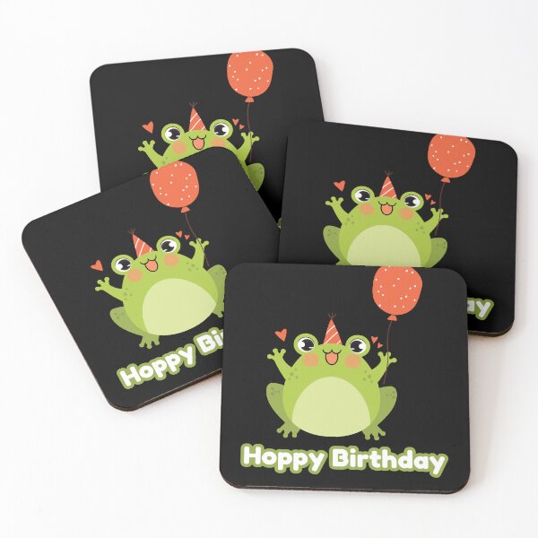 Item preview, Hoppy Birthday Frog Frogs Kids designed and sold by MooonTees.