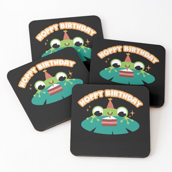 Item preview, Hoppy Birthday Frog Frogs Kids designed and sold by MooonTees.