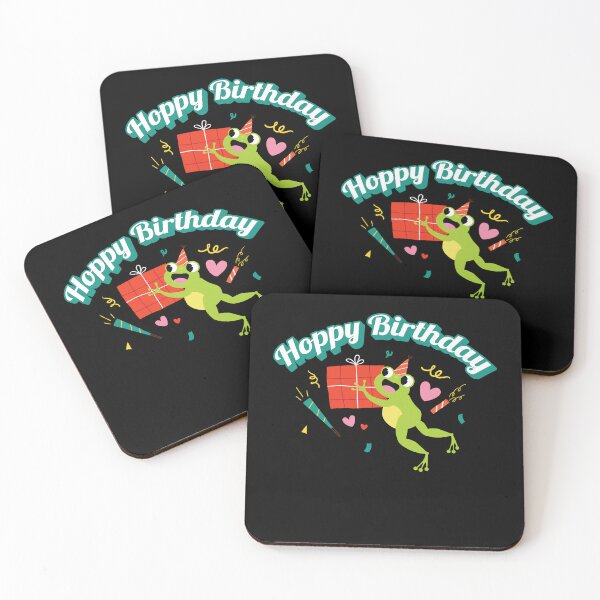 Item preview, Hoppy Birthday Frog Frogs Kids designed and sold by MooonTees.