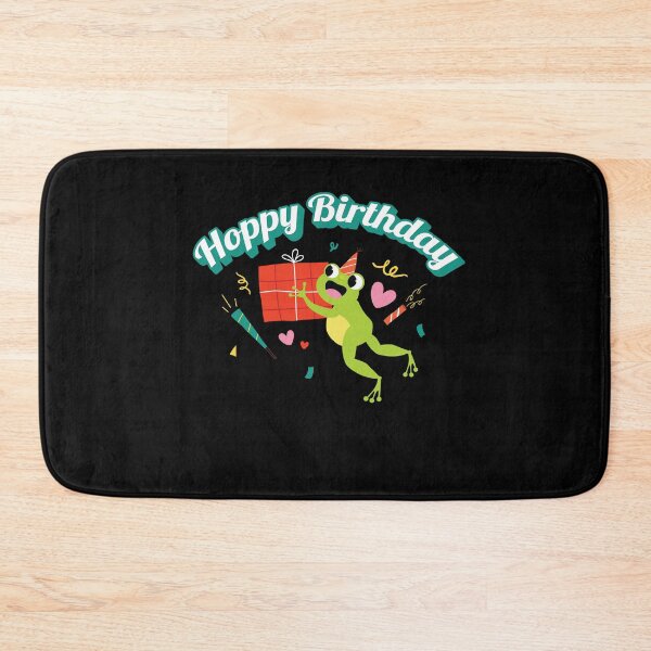 Item preview, Hoppy Birthday Frog Frogs Kids designed and sold by MooonTees.