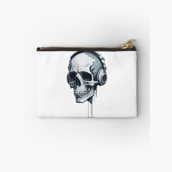 Item preview, skull head with headphone - skullcandy designed and sold by Print Alpha.