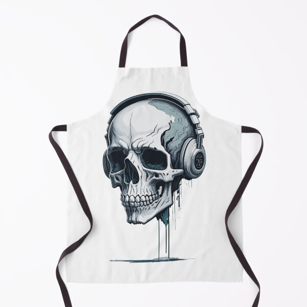 Item preview, skull head with headphone - skullcandy designed and sold by Print Alpha.