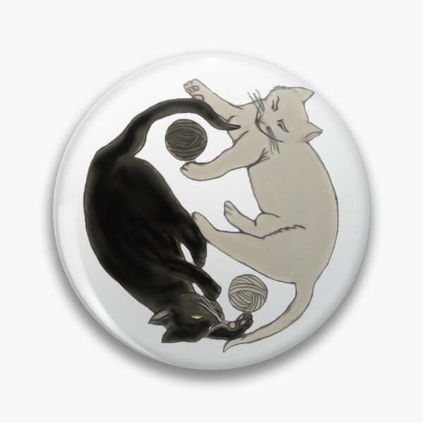 Item preview, Yin and Yang Cats designed and sold by He11catz.