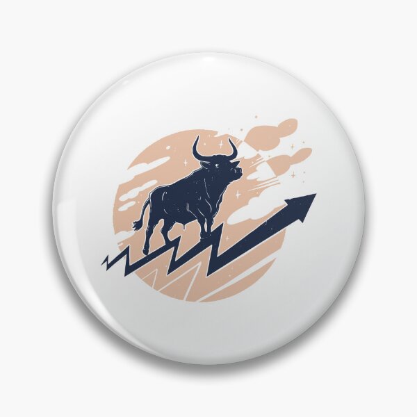 Item preview, bull stock market designed and sold by DerSenat.
